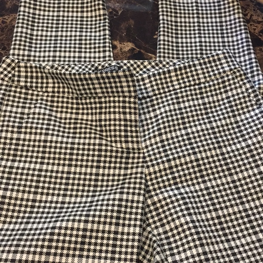 Houndstooth Columnist Pants By Express - image 1